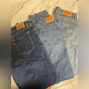 Lot of 3 used pairs of Red Tag Levi’s crafting see photos ready to be recycled